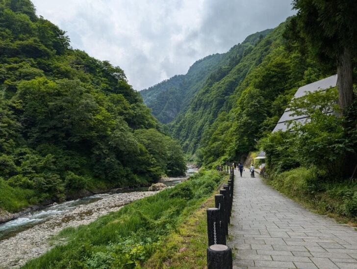 Along the way, you'll see the gorge and the river that flows through it