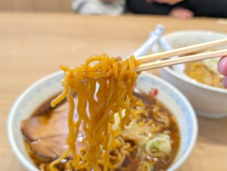 Noodles in soy sauce ramen at Sapporo Junren