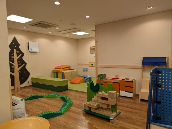 The hotel also features a well-equipped kids' room filled with toys