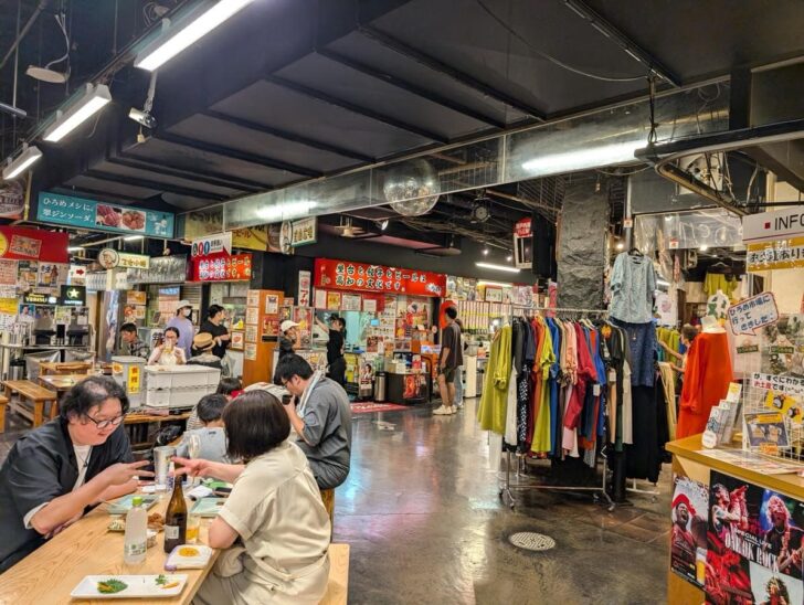 Stalls at Hirome Market