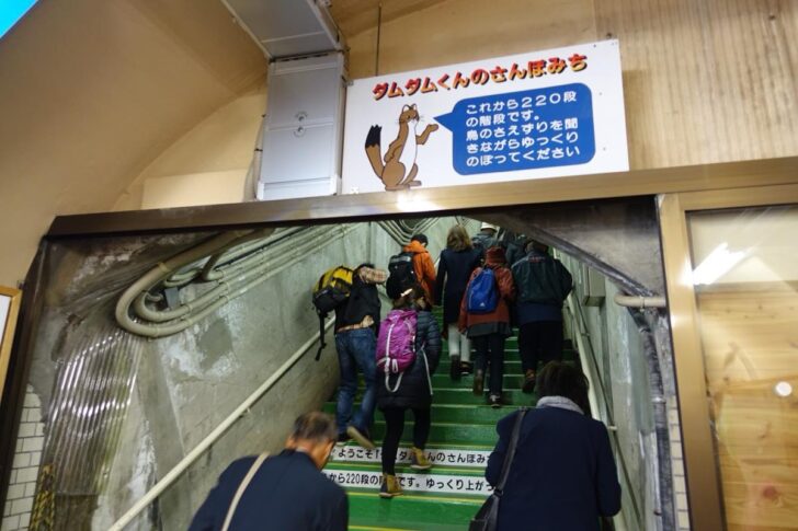 Staircase to the observation deck