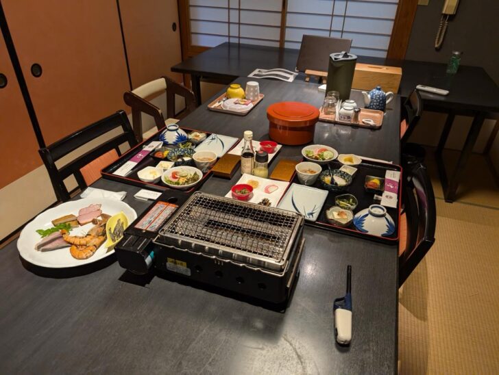 Breakfast served in a private dining room