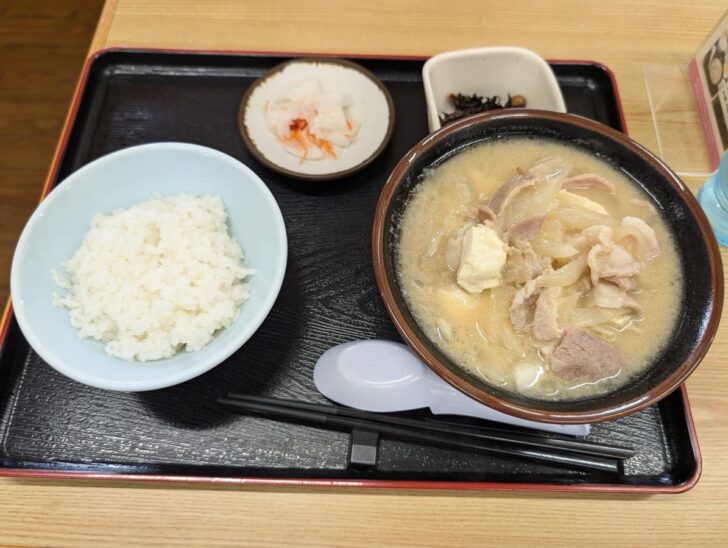 Tonjiru Set Meal with small rice