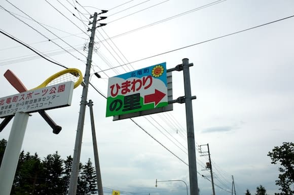 Hokuryucho Sunflower Field Entrance