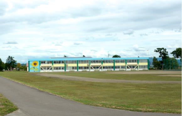 Hokuryucho School Mural - Sunflowers