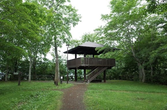 A short trail led to an observation deck