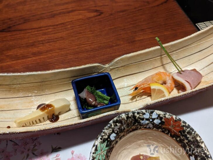 Assorted appetizers