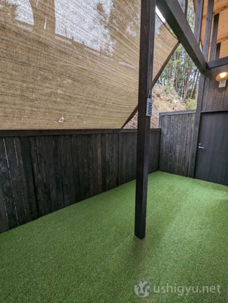 Mysterious space behind the washroom