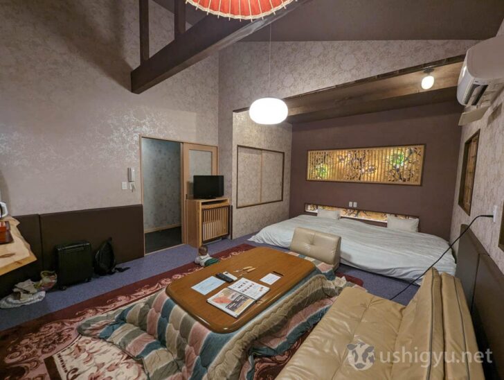 Comfortable room temperature without kotatsu
