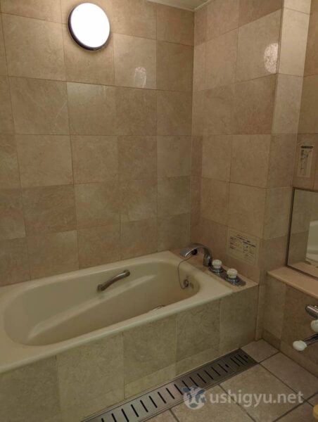 Private bath in the room