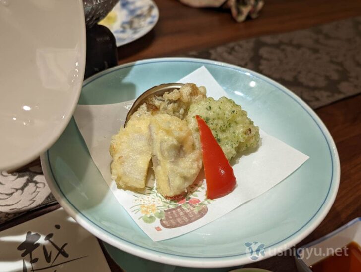 Delicate tempura selections