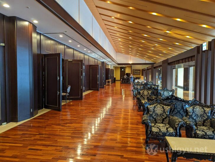 Buffet breakfast hall