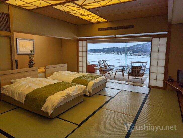 Spacious Japanese-style room