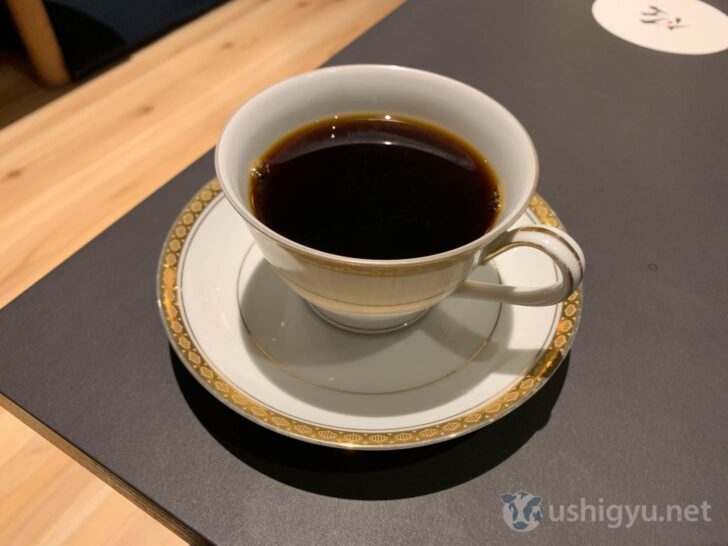 Finish with a cup of coffee