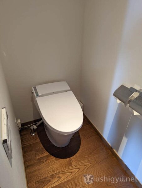 The bathroom is still spotless despite the hotel opening in 2013
