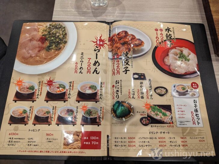 Menya GaGa's ramen ¥720