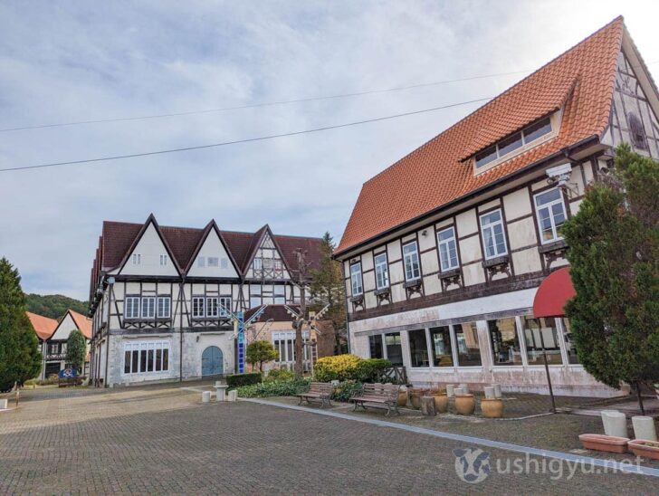 European-style buildings you wouldn’t normally see in Japan