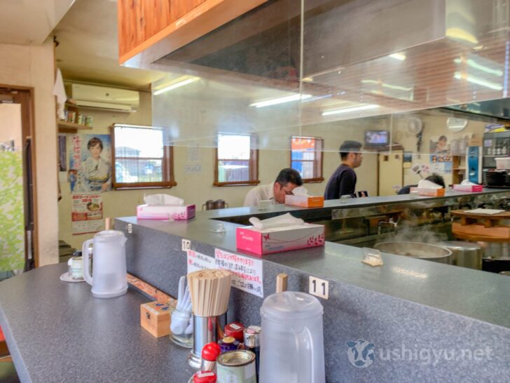 Inside Ichigen with counter and tatami seating