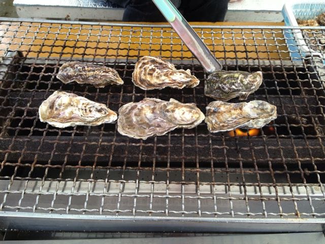 Itoshima oyster huts 11