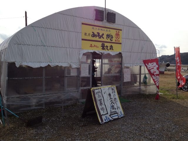 Itoshima oyster huts 3