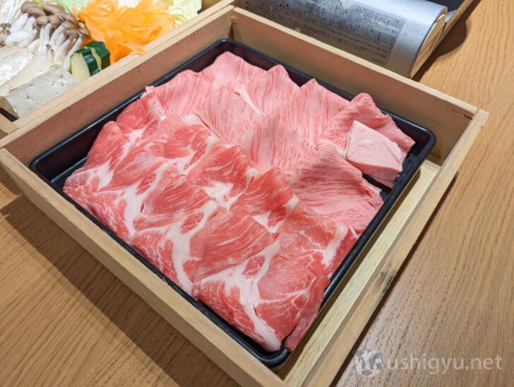 Beautifully marbled A4-grade or higher Saga Beef