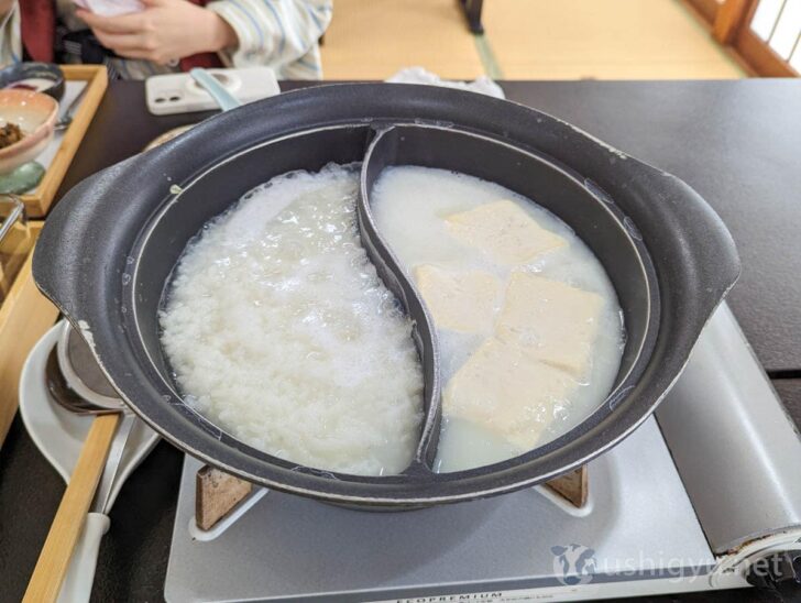 Onsen yudofu, a must-have specialty in Ureshino