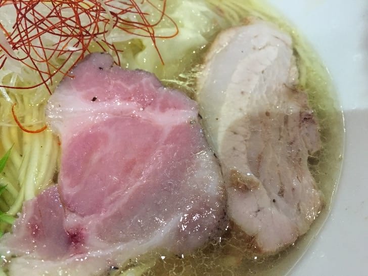 Double char siu with pork and chicken