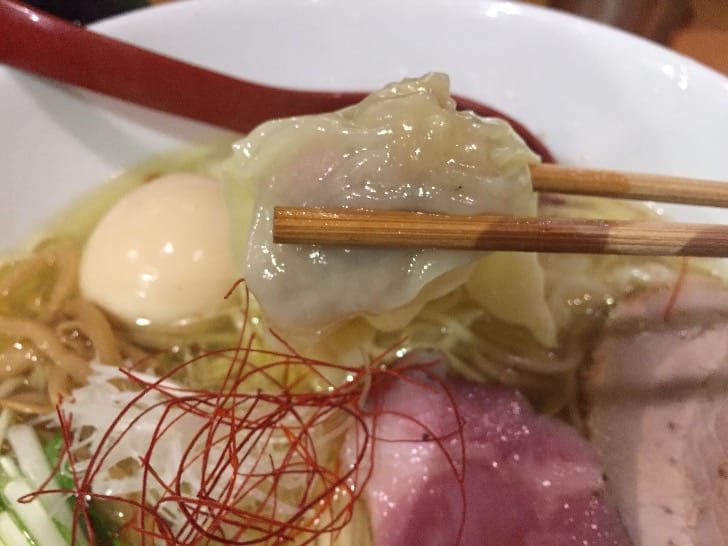 Silky wontons that pair with chicken ramen