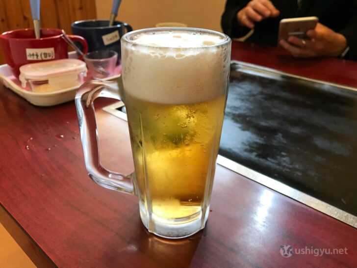 Cheers with beer
