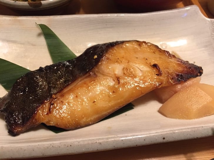 Black cod with sweet mirin seasoning
