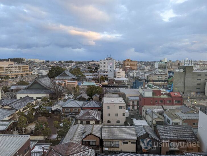 View from 8th floor room