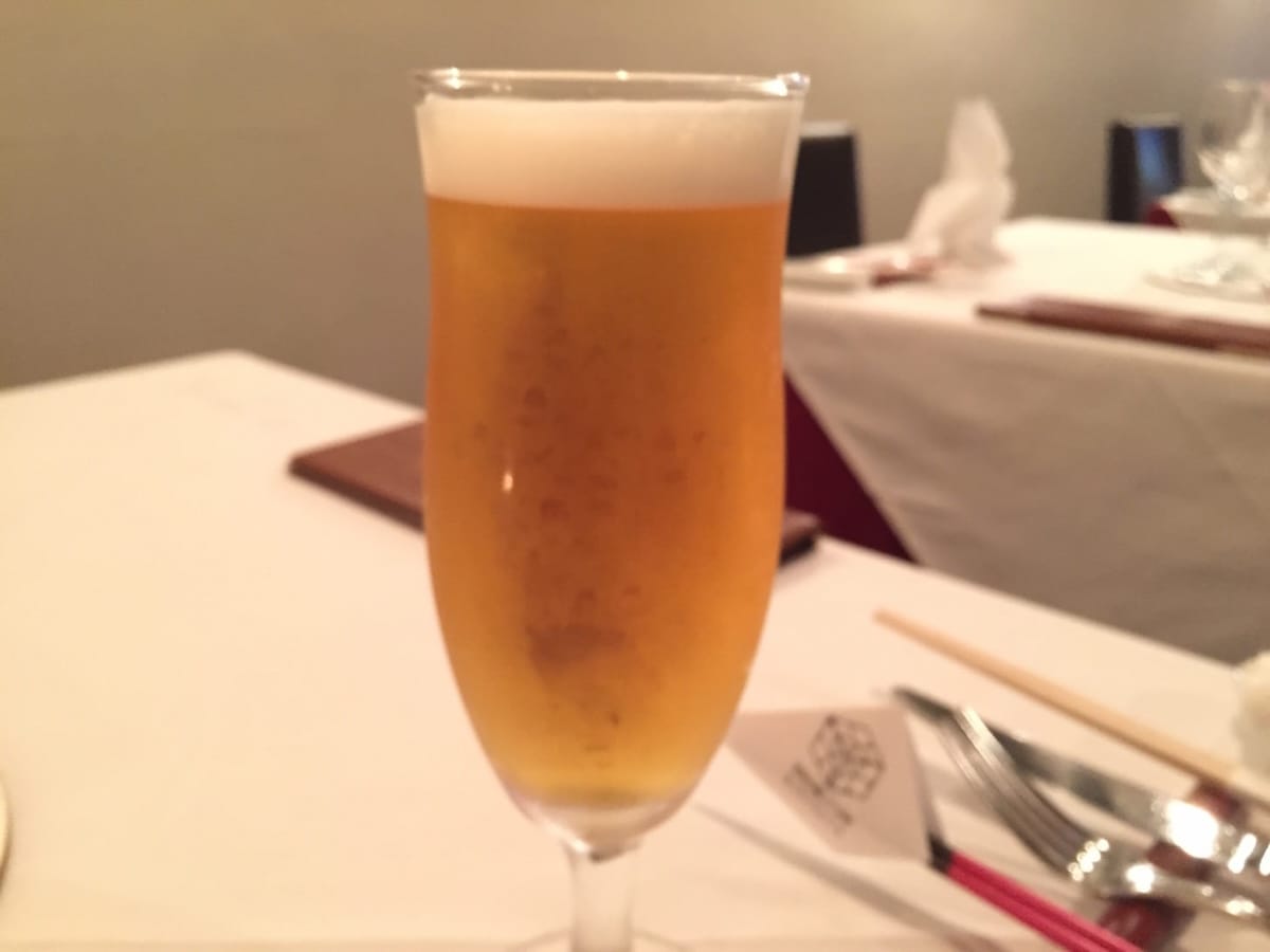 Well-maintained beer with fine foam