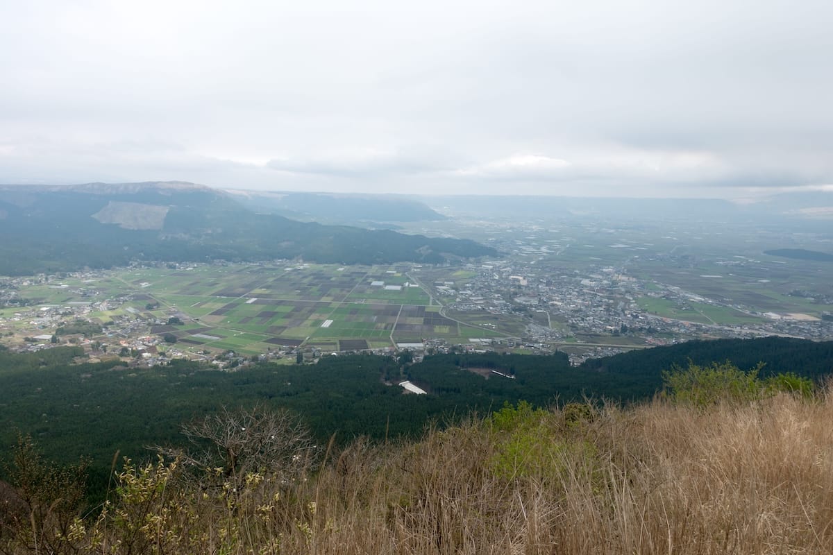 Panoramic caldera view from Kabuto Rock