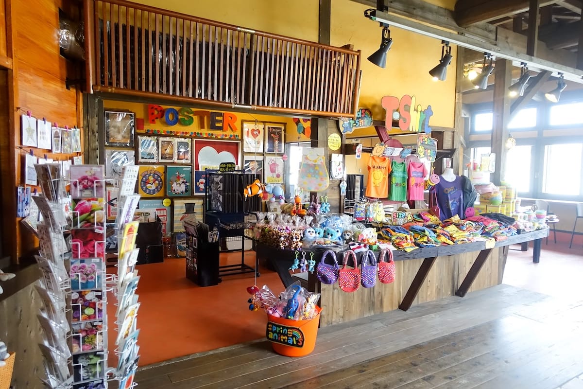 Eclectic gift shop with foreign items