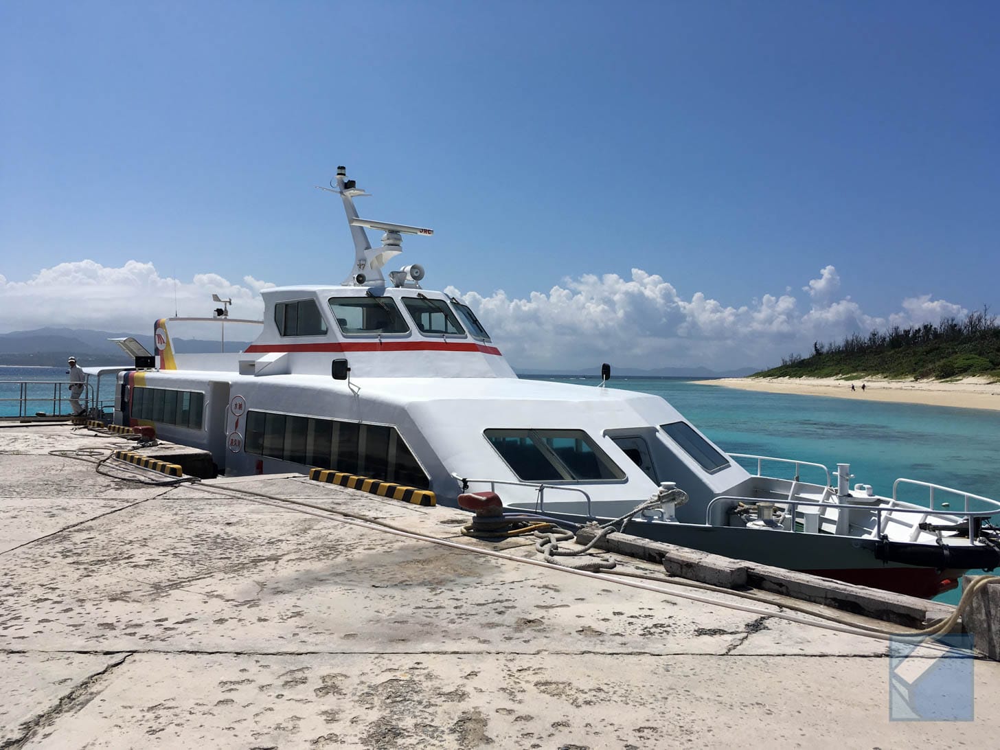 Small dock at Minnajima