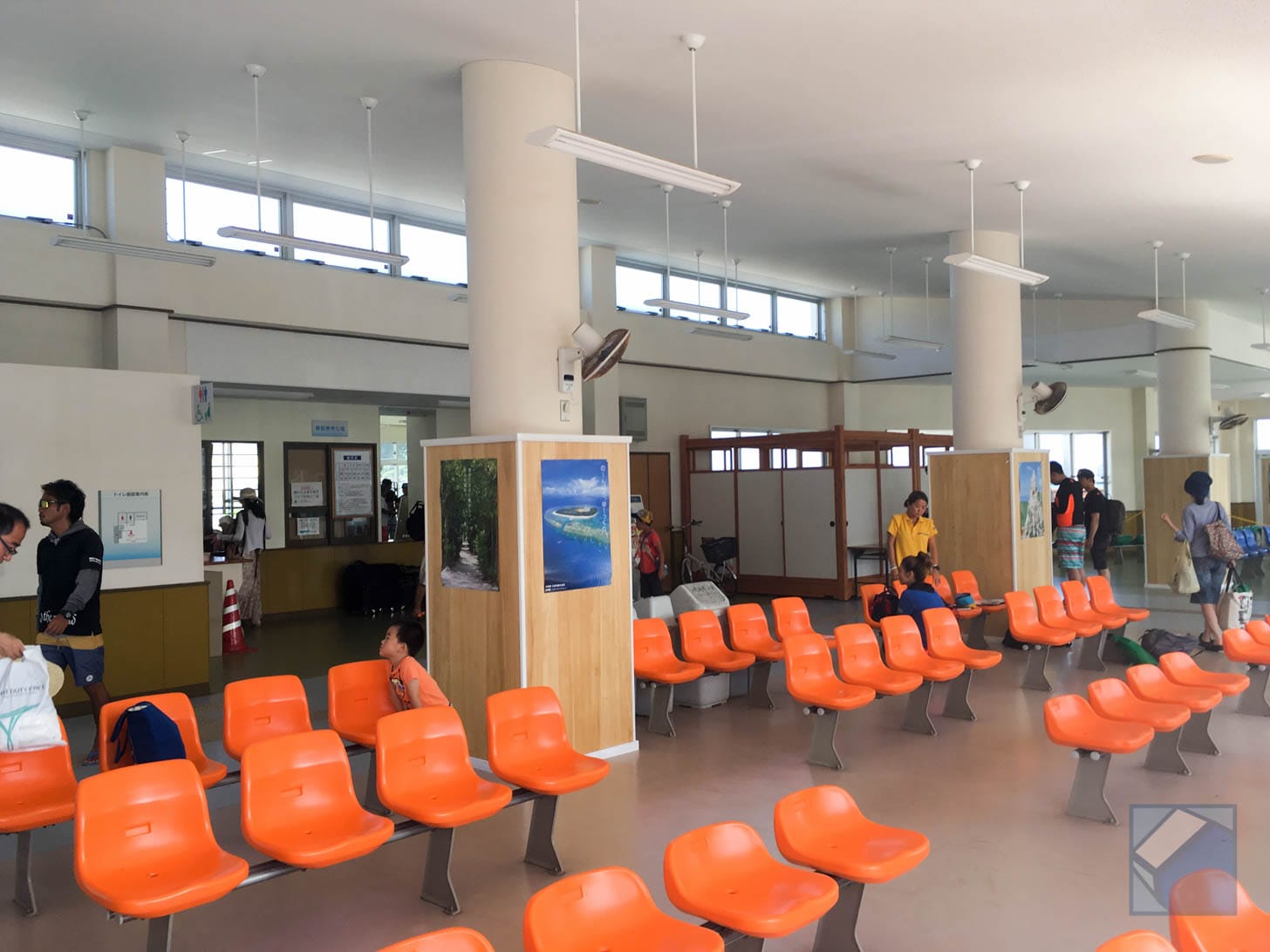 Boarding area for Minnajima ferry