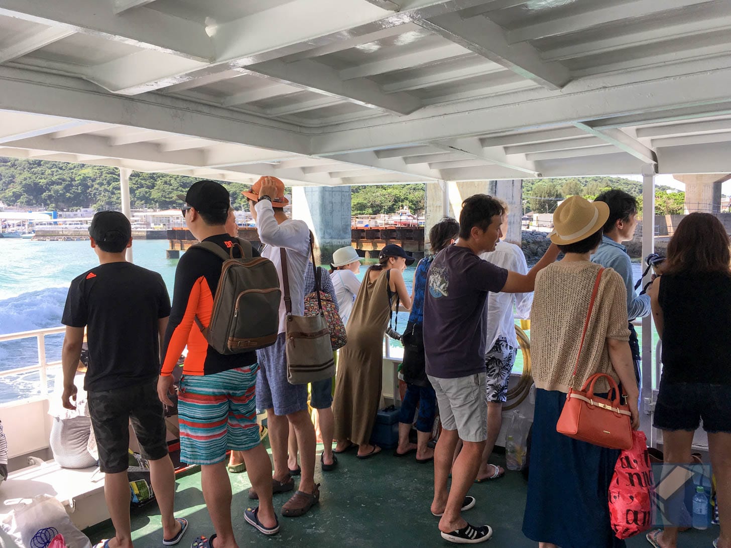Short ferry ride to Minnajima