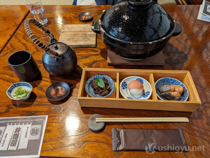 A selection of five salmon dishes