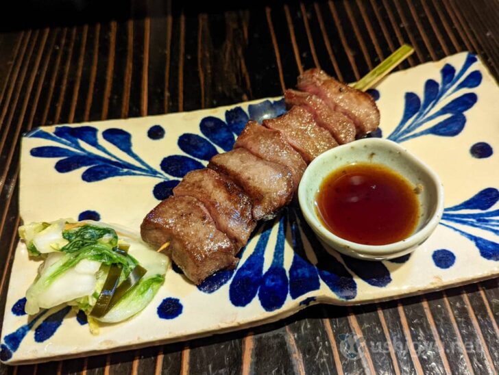 One of the absolutely must-order menu items when you come to Tanca - grilled beef tongue
