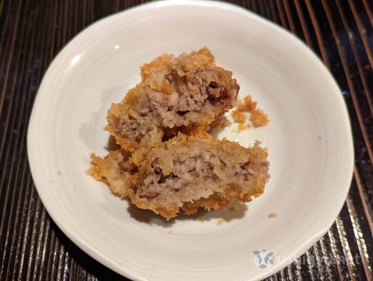 The inside is 100% juicy beef tongue