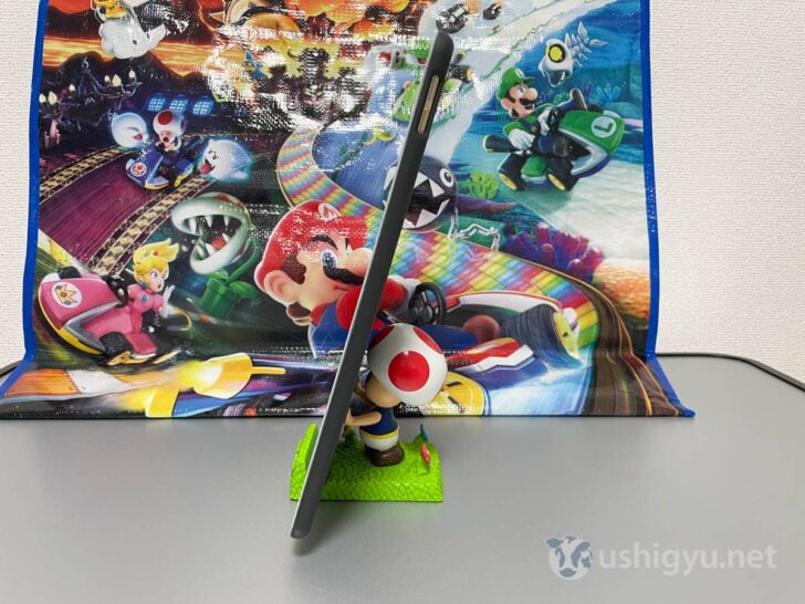 Can hold a 13-inch MacBook Air vertically