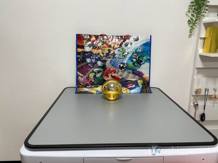 It still lights up on our shelf