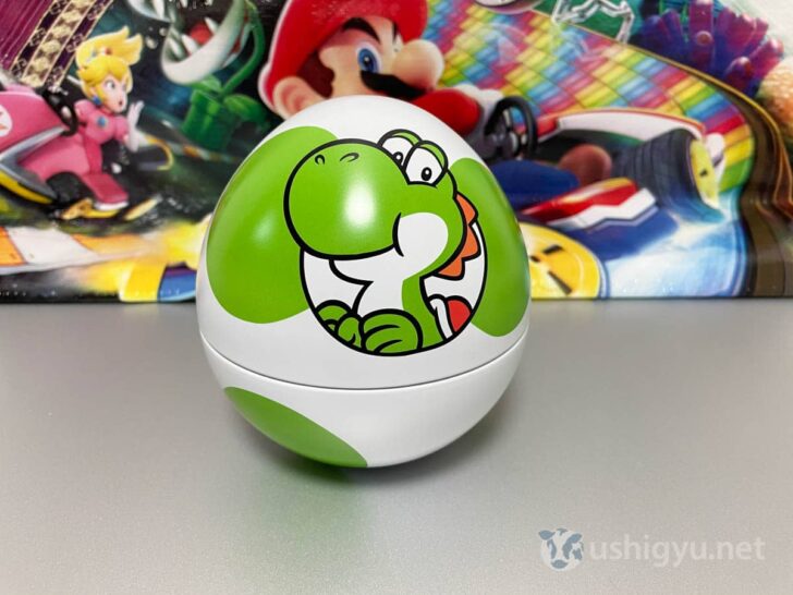 Yoshi Egg stands upright