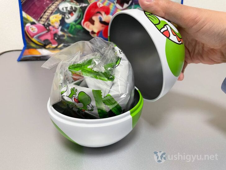 Yoshi Egg with crunch chocolates inside