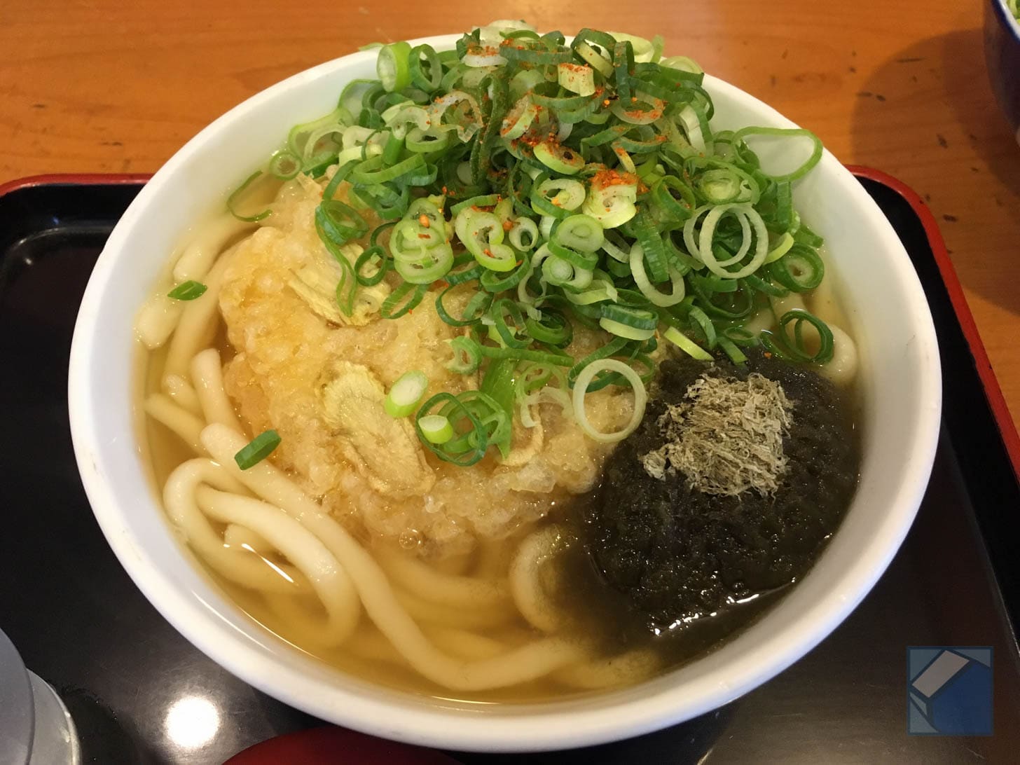 Gobō-ten konbu udon for a gentle meal