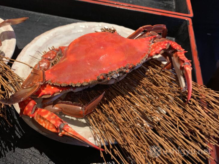 Steamed Takesaki crab
