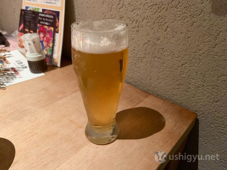 Post-bath beer delight