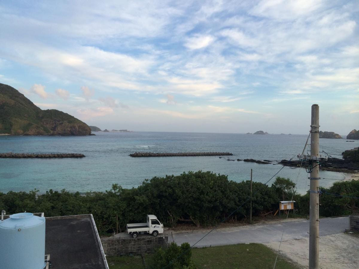 Sunset over Akajima Island