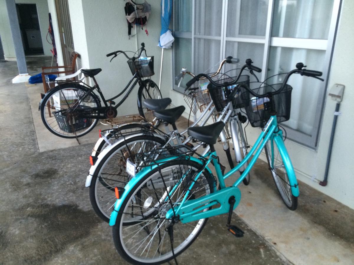 Rental bicycles at guesthouse