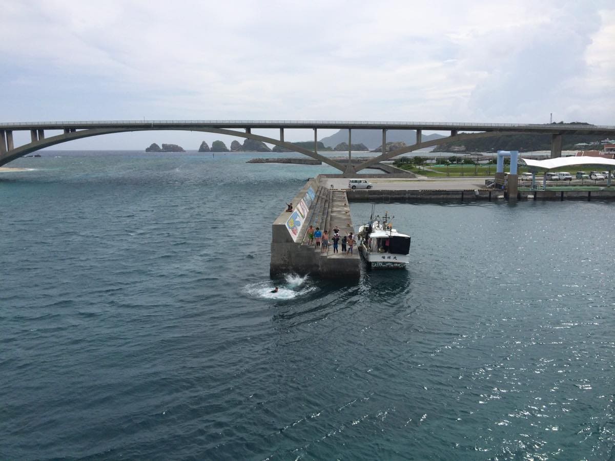 Staff jumping in to wave goodbye